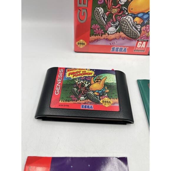 ToeJam & Earl in Panic on Funkotron (Sega Genesis 1993) Complete In Box CIB - Picture 3 of 16